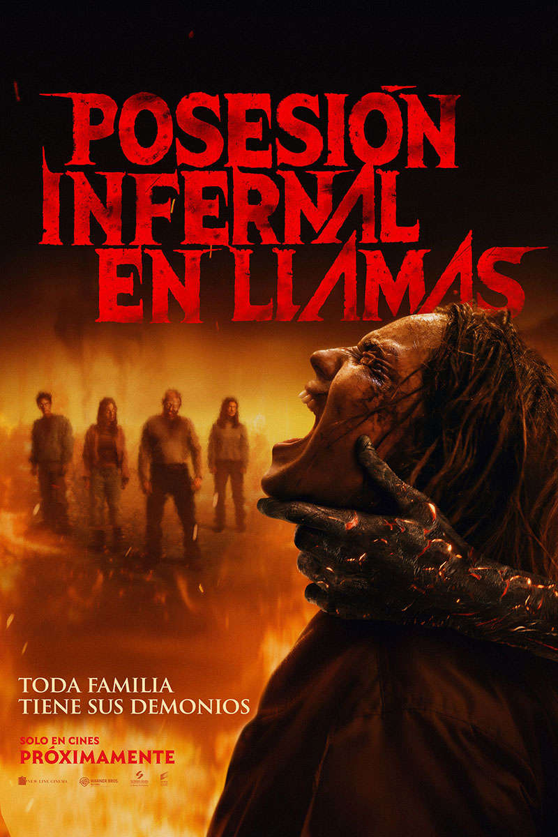 Cartel de la película Posesión infernal: En llamas